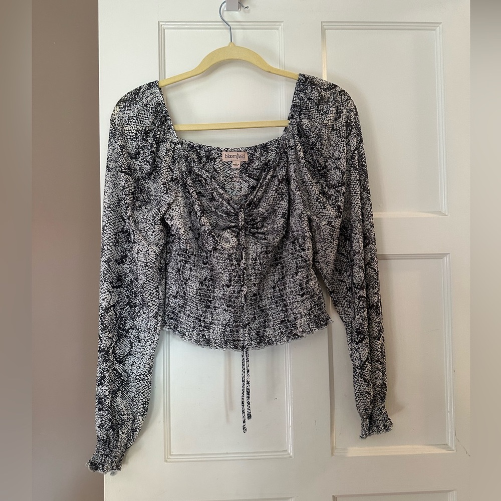 Women’s snake print top Bloomfield